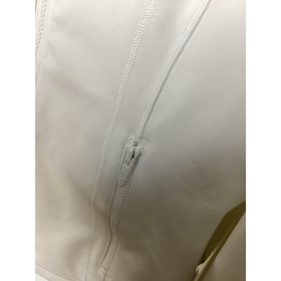 NWT Lululemon Women’s Full Zip Define Jacket Luon Activewear Athletic White SZ 8 - Picture 8 of 14